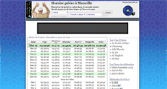Desktop Screenshot of heure-priere.com
